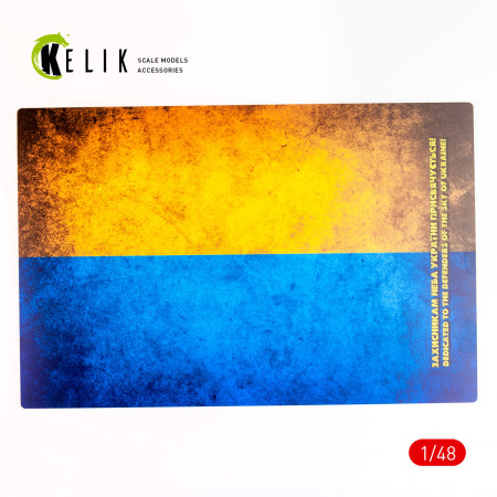 Shop Ukraine Flag - Base - Acrylic 3 mm (410 x 270 mm) (410 g) (1/72 - 1/32) Scale Plastic Models Kits. Accessories and Resin Parts. Reskit online Store