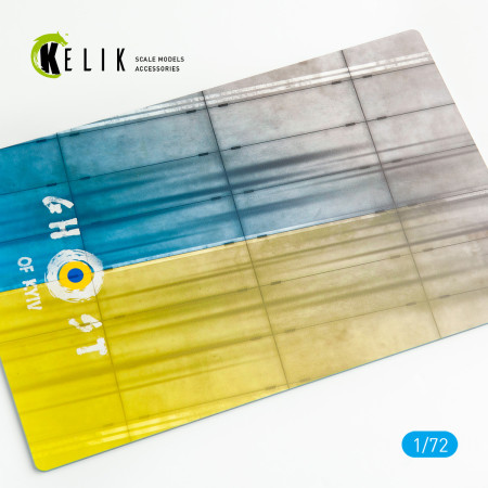 Shop Concrete plates Ghost of Kyiv Base - Acrylic 3 mm (280 x 180 mm) (170 g) (1/72) Scale Plastic Models Kits. Accessories and Resin Parts. Reskit online Store