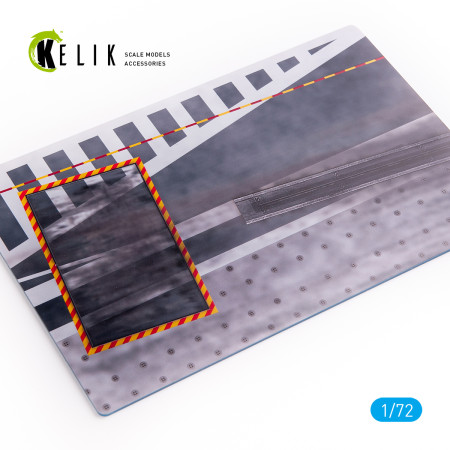 Shop Charles de Gaulle Deck - Base - Acrylic 3 mm (280 x 180 mm) (170 g) (1/72) Scale Plastic Models Kits. Accessories and Resin Parts. Reskit online Store