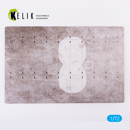 Shop Ukraine Starokostyantyniv Air Base  - Base - Acrylic 3 mm (280 x 180 mm) (170 g) (1/72) Scale Plastic Models Kits. Accessories and Resin Parts. Reskit online Store