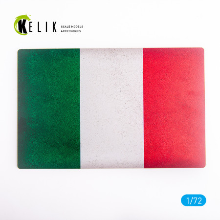 Shop Italy Flag - Base - Acrylic 3 mm (280 x 180 mm) (170 g) (1/72) Scale Plastic Models Kits. Accessories and Resin Parts. Reskit online Store
