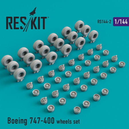 Shop 747-400 ER/ERF wheels set (1/144) Scale Plastic Models Kits. Accessories and Resin Parts. Reskit online Store
