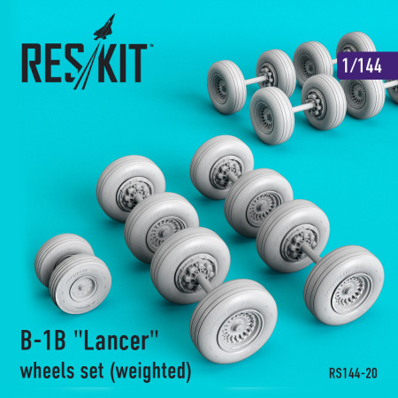 Shop B-1B "Lancer" wheels set (weighted) (1/144) Scale Plastic Models Kits. Accessories and Resin Parts. Reskit online Store