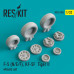 Shop F-5 (N,E,F) "Tiger II"/KF-5F wheels set (1/32) Scale Plastic Models Kits. Accessories and Resin Parts. Reskit online Store