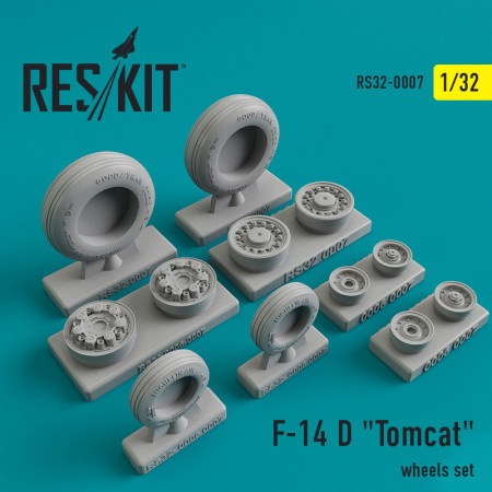 Shop F-14D "Tomcat" (weighted) wheels set (1/32) Scale Plastic Models Kits. Accessories and Resin Parts. Reskit online Store
