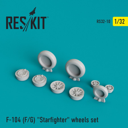 Shop F-104 (F,G) "Starfighter" wheels set (1/32) Scale Plastic Models Kits. Accessories and Resin Parts. Reskit online Store