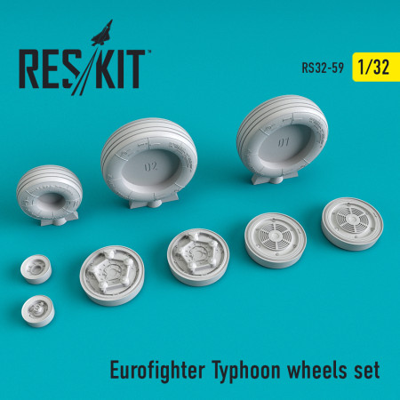 Shop Eurofighter Typhoon wheels set (1/32) Scale Plastic Models Kits. Accessories and Resin Parts. Reskit online Store