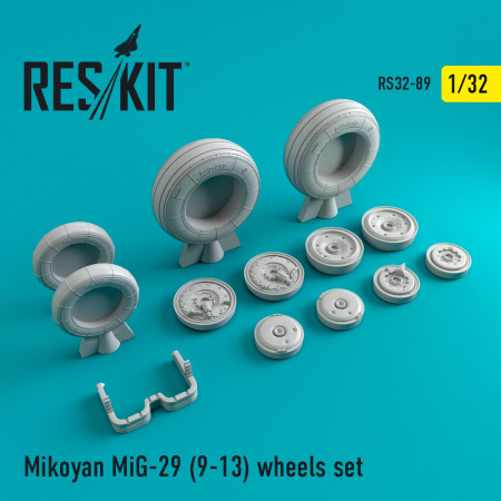Shop MiG-29 9-13 wheels set (1/32) Scale Plastic Models Kits. Accessories and Resin Parts. Reskit online Store