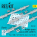 Shop Multiple ejector racks A/A37B-6 (MER-7) (3 pcs) (1/32) Scale Plastic Models Kits. Accessories and Resin Parts. Reskit online Store