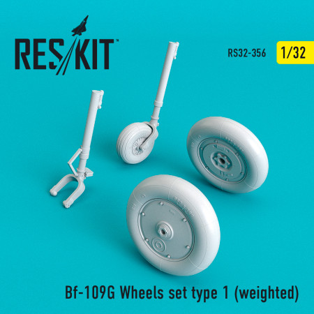 Shop Bf-109G wheels set type 1 (weighted) (1/32) Scale Plastic Models Kits. Accessories and Resin Parts. Reskit online Store