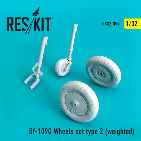 Shop Bf-109G wheels set type 2 (weighted) (1/32) Scale Plastic Models Kits. Accessories and Resin Parts. Reskit online Store