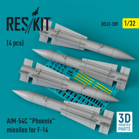AIM-54C "Phoenix" missiles for F-14 (4pcs) (3D Printed) (1/32) Shop AIM-54C "Phoenix" missiles for F-14 (4pcs) (3D Printed) (1/32) Scale Plastic Models Kits. Accessories and Resin Parts. Reskit online Store