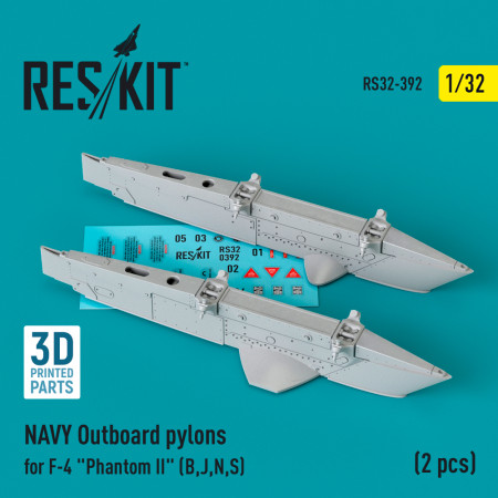 NAVY Outboard pylons for F-4 "Phantom II" (B,J,N,S) (2 pcs) (3D Printed) (1/32) Shop NAVY Outboard pylons for F-4 "Phantom II" (B,J,N,S) (2 pcs) (3D Printed) (1/32) Scale Plastic Models Kits. Accessories and Resin Parts. Reskit online Store
