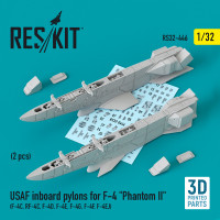 USAF Inboard pylons for F-4 "Phantom II" (2 pcs) (F-4С, RF-4С, F-4D, F-4Е, F-4G, F-4F, F-4EJ) (3D Printed) (1/32) Shop USAF Inboard pylons for F-4 "Phantom II" (2 pcs) (F-4С, RF-4С, F-4D, F-4Е, F-4G, F-4F, F-4EJ) (3D Printed) (1/32) Scale Plastic Models Kits. Accessories and Resin Parts. Reskit online Store