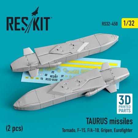 TAURUS missiles (2 pcs) (3D Printed) (1/32) Shop TAURUS missiles (2 pcs) (3D Printed) (1/32) Scale Plastic Models Kits. Accessories and Resin Parts. Reskit online Store