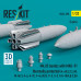 Shop Mk.83 bombs with MAU-91 thermally protected (4 pcs) (3D printed) (1/32) Scale Plastic Models Kits. Accessories and Resin Parts. Reskit online Store