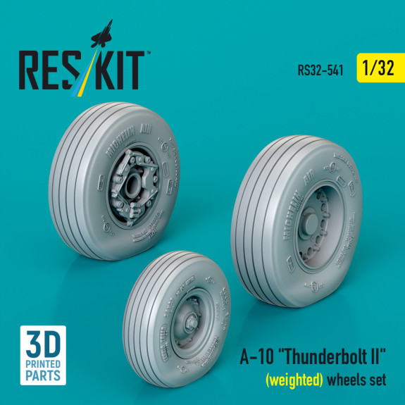 Shop A-10 "Thunderbolt II" (weighted) wheels set (3D Printed) (1/32) Scale Plastic Models Kits. Accessories and Resin Parts. Reskit online Store