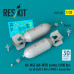 Shop AN-M65 (AN-M59) bombs (1000 lbs) for all USAF & RAF of WW2 & Korean War (2 pcs) (3D Printed) (1/32) Scale Plastic Models Kits. Accessories and Resin Parts. Reskit online Store