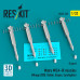 Shop Matra MICA-IR missiles (4 pcs) (3D Printed) (1/32) Scale Plastic Models Kits. Accessories and Resin Parts. Reskit online Store