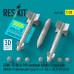 Shop EGBU-15 (BLU-109 warhead) bombs (2 pcs) with AN/AXQ-14 data link pod (1 pcs) (3D Printed) (1/32) Scale Plastic Models Kits. Accessories and Resin Parts. Reskit online Store