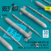 Shop S-24 missiles with APU-68 (4 pcs) (3D Printed) (1/32) Scale Plastic Models Kits. Accessories and Resin Parts. Reskit online Store