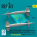 Shop GBU-10 "Paveway I" laser guided bombs with BSU-37/B fin and BSU-3A/B wing (slow speed) thermally protected (2 pcs) (3D Printed) (1/32) Scale Plastic Models Kits. Accessories and Resin Parts. Reskit online Store