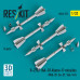 Shop R-27EP (AA-10 Alamo-F) missiles (4 pcs) (3D Printed) (1/32) Scale Plastic Models Kits. Accessories and Resin Parts. Reskit online Store