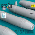 Shop BLU-1A (750 lb) napalm bombs (4 pcs) (3D Printed) (1/32) Scale Plastic Models Kits. Accessories and Resin Parts. Reskit online Store