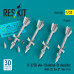 Shop R-27ER (AA-10 Alamo-C) missiles (4 pcs) (3D Printed) (1/32) Scale Plastic Models Kits. Accessories and Resin Parts. Reskit online Store