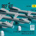 Shop R-27ET (AA-10 Alamo-D) missiles (4 pcs) (3D Printed) (1/32) Scale Plastic Models Kits. Accessories and Resin Parts. Reskit online Store