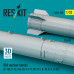 Shop B83 nuclear bombs (2 pcs) (3D Printed) (1/32) Scale Plastic Models Kits. Accessories and Resin Parts. Reskit online Store