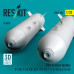 Shop B83 nuclear bombs (2 pcs) (3D Printed) (1/32) Scale Plastic Models Kits. Accessories and Resin Parts. Reskit online Store