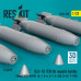 Shop BLU-1B (750 lb) napalm bombs finned MXU-469/B (4 pcs) (3D Printed) (1/32) Scale Plastic Models Kits. Accessories and Resin Parts. Reskit online Store