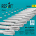 Shop Mk.81 general purpose bombs with Mk.14 Snakeye retard fins (12 pcs) (A-1, A-4, A-6, A-7, F-4, F-8) (3D Printed) (1/32) Scale Plastic Models Kits. Accessories and Resin Parts. Reskit online Store