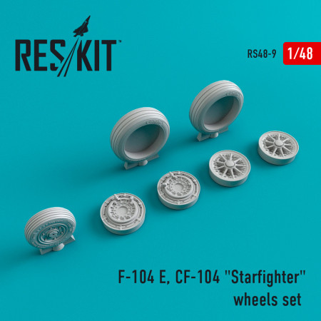 Shop F-104E/CF-104 "Starfighter" wheels set (1/48) Scale Plastic Models Kits. Accessories and Resin Parts. Reskit online Store