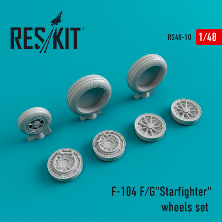Shop F-104 (F,G) "Starfighter" wheels set (1/48) Scale Plastic Models Kits. Accessories and Resin Parts. Reskit online Store