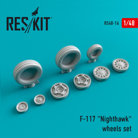 Shop F-117 "Nighthawk" (weighted) wheels set (1/48) Scale Plastic Models Kits. Accessories and Resin Parts. Reskit online Store