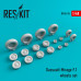 Shop Mirage F.1 wheels set (1/48) Scale Plastic Models Kits. Accessories and Resin Parts. Reskit online Store