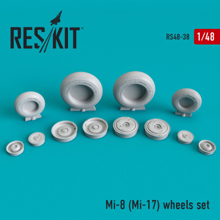Shop Mi-8/Mi-17 wheels set (1/48) Scale Plastic Models Kits. Accessories and Resin Parts. Reskit online Store