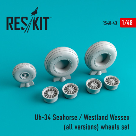 Shop Uh-34 Seahorse/Westland Wessex (all versions) wheels set (1/48) Scale Plastic Models Kits. Accessories and Resin Parts. Reskit online Store