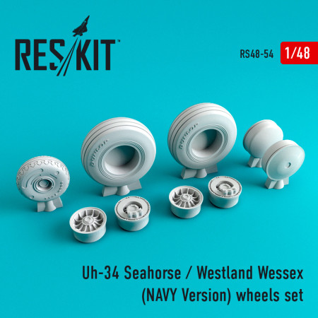 Shop Uh-34 "Seahorse/Westland Wessex" (NAVY Version) wheels set (1/48) Scale Plastic Models Kits. Accessories and Resin Parts. Reskit online Store