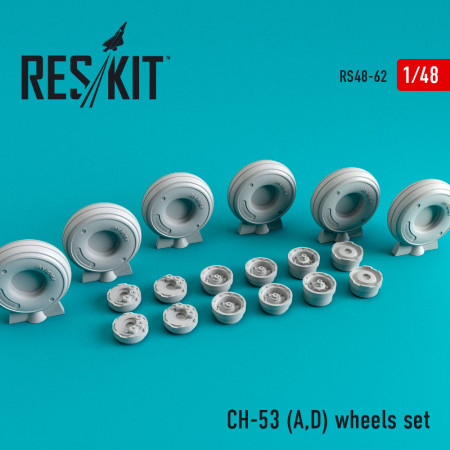 Shop CH-53 (A,D) wheels set (1/48) Scale Plastic Models Kits. Accessories and Resin Parts. Reskit online Store