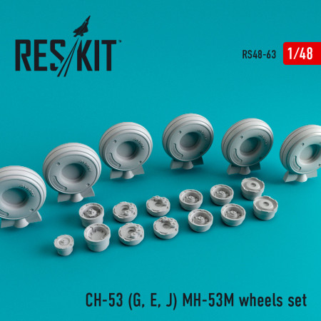 Shop CH-53 (G,E,J)/MH-53M wheels set (1/48) Scale Plastic Models Kits. Accessories and Resin Parts. Reskit online Store