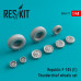 Shop F-105F "Thunderchief" wheels set (1/48) Scale Plastic Models Kits. Accessories and Resin Parts. Reskit online Store