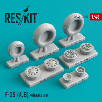 F-35 (A,B) wheels set (1/48) Shop F-35 (A,B) wheels set (1/48) Scale Plastic Models Kits. Accessories and Resin Parts. Reskit online Store