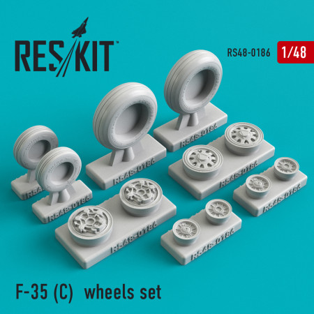 Shop F-35C wheels set (1/48) Scale Plastic Models Kits. Accessories and Resin Parts. Reskit online Store