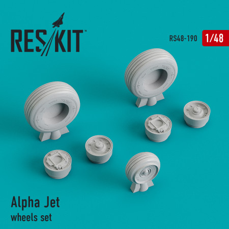Shop Alpha Jet wheels set (1/48) Scale Plastic Models Kits. Accessories and Resin Parts. Reskit online Store