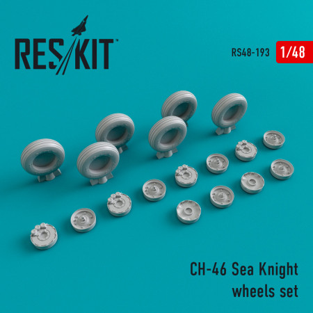 Shop CH-46 "Sea Knight" wheels set (1/48) Scale Plastic Models Kits. Accessories and Resin Parts. Reskit online Store
