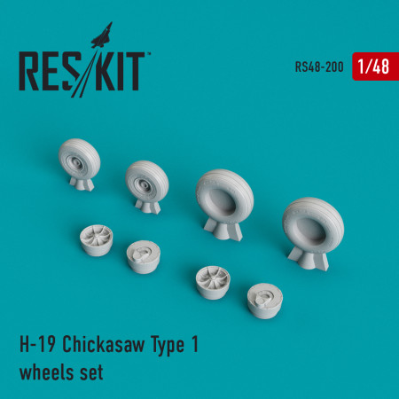 Shop H-19 "Chickasaw" type 1 wheels set (1/48) Scale Plastic Models Kits. Accessories and Resin Parts. Reskit online Store