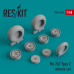 Shop Me.262 type 2 wheels set (1/48) Scale Plastic Models Kits. Accessories and Resin Parts. Reskit online Store